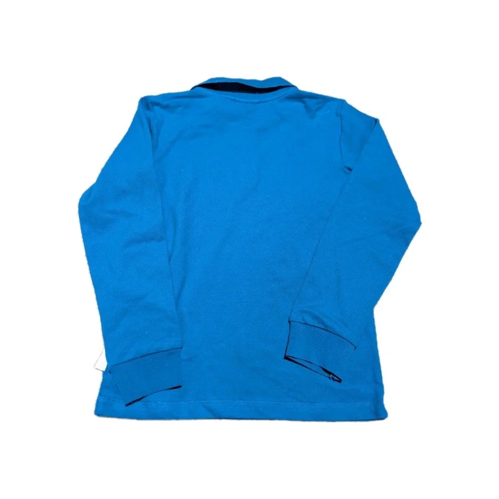 Haribo Kids‎ 4T Long Sleeve Blue Polo Shirt New With Tags 34.00 Retail